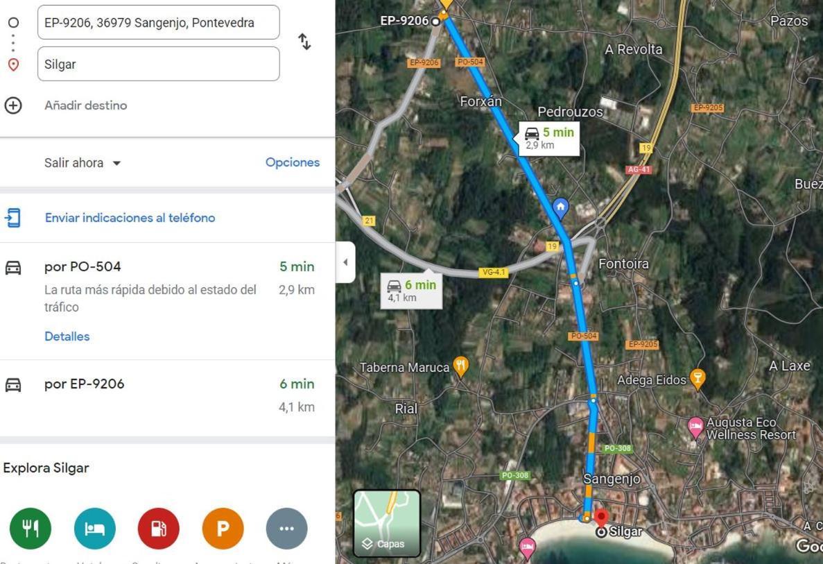 "Sanxenxo Holidays" Atico Con Garaje, Barbacoa Y Piscina A 5 Min Del Centro Kültér fotó